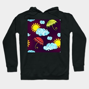 Fairytale Weather Forecast Print Hoodie